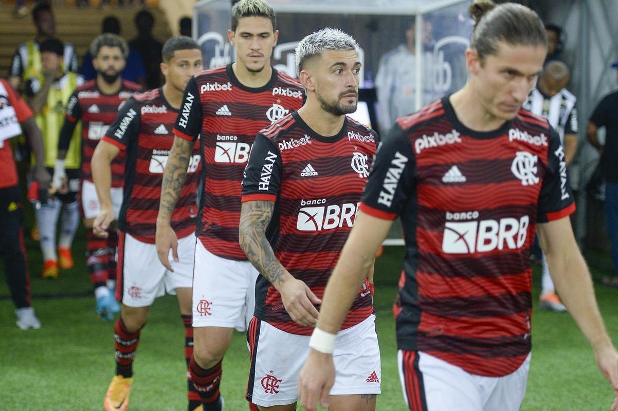 Fotos do jogo de volta das oitavas de final da Copa do Brasil, entre Flamengo e Atltico, no Maracan, no Rio de Janeiro