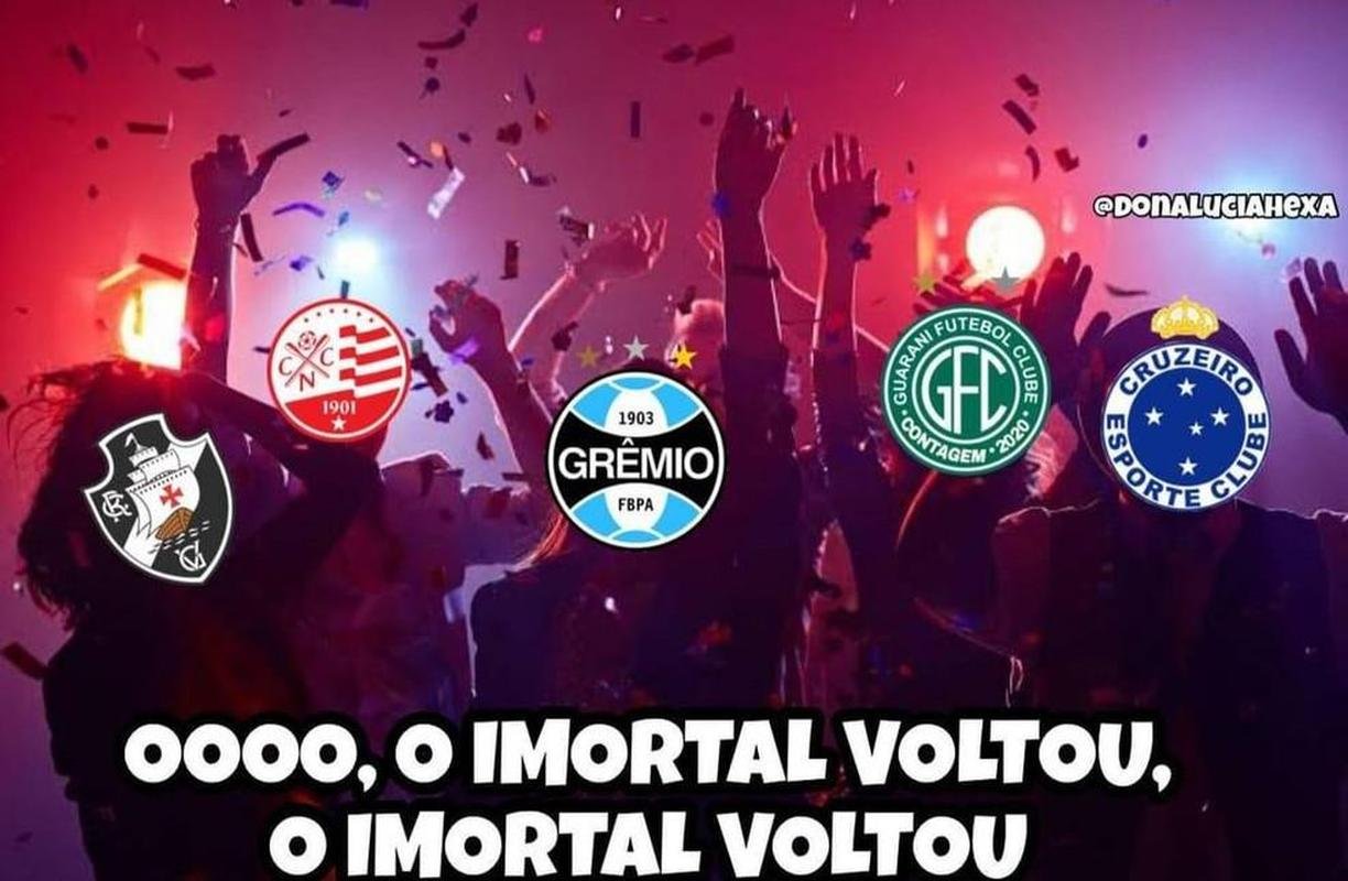 Veja os memes do rebaixamento do Grmio  Srie B
