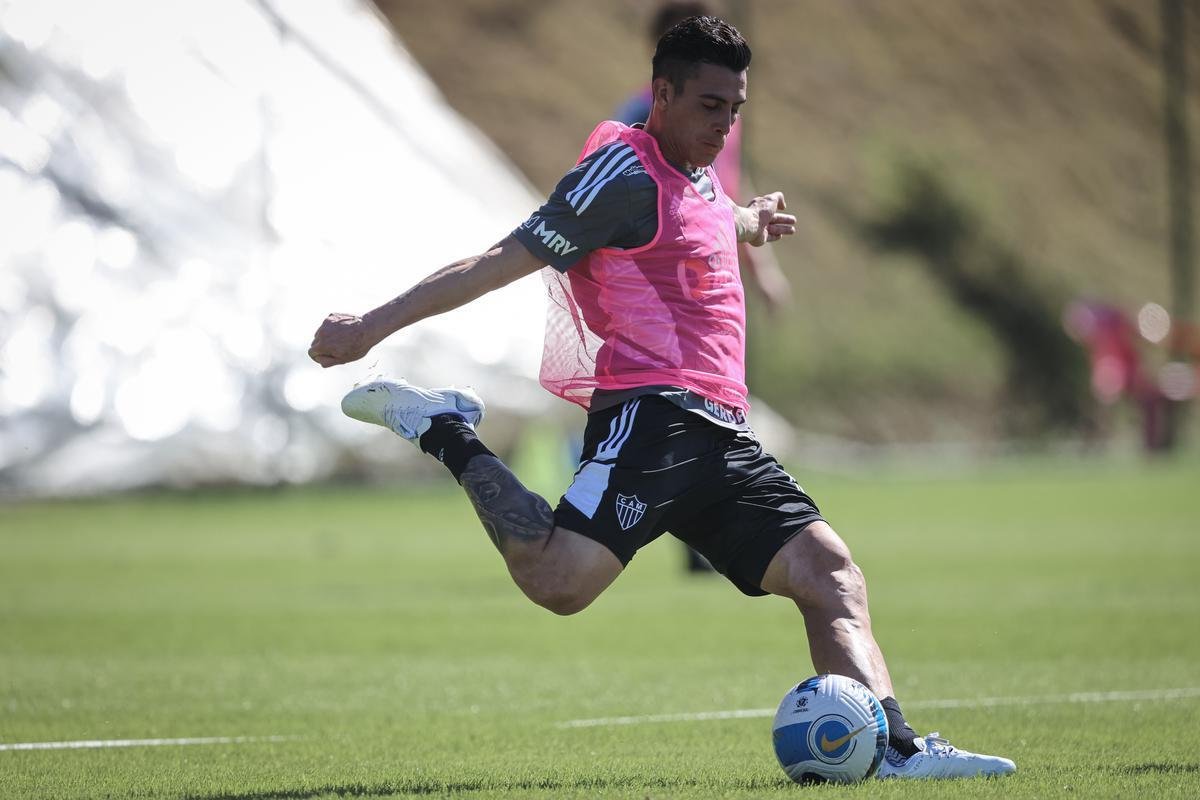 Fotos do treino do Atltico neste domingo, na Cidade do Galo