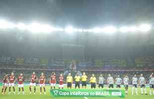 Fotos do jogo de ida das oitavas de final da Copa do Brasil, entre Atlético e Flamengo, no Mineirão (22/6/2022)