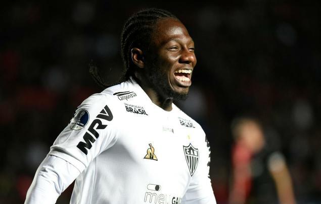 Fotos do jogo entre Colon e Atlético, no Estádio Cemitério dos Elefantes, em Santa Fé, na Argentina, pela ida da semifinal da Copa Sul-Americana. Chará marcou o gol do Galo no primeiro tempo.