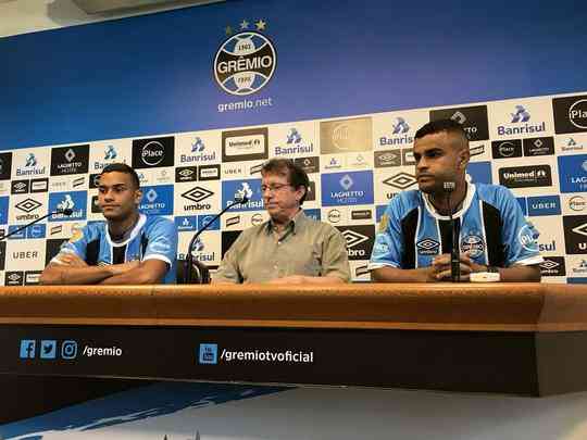 Thonny Anderson (esquerda) - meia se transferiu do Cruzeiro para o Grmio / Alisson (direita) - meia se transferiu do Cruzeiro para o Grmio