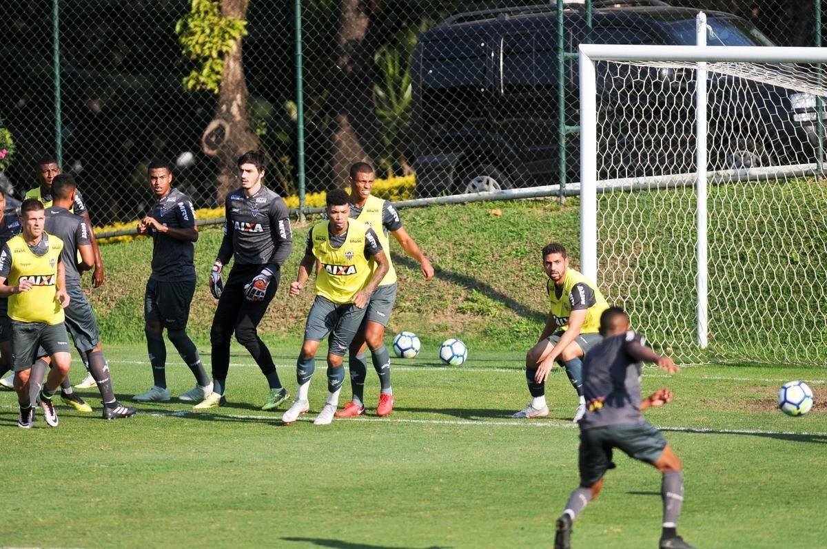 Nesta quarta-feira, os reservas do Atltico realizaram um treino coletivo contra o time sub-20 do Galo