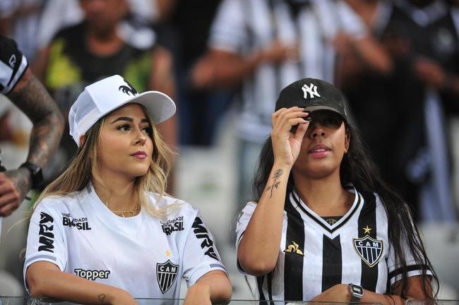Fotos da torcida do Galo no Mineiro durante a semifinal da Copa Libertadores entre Atltico e Palmeiras (Alexandre Guzanshe/EM/DAPress 28/9/2021)