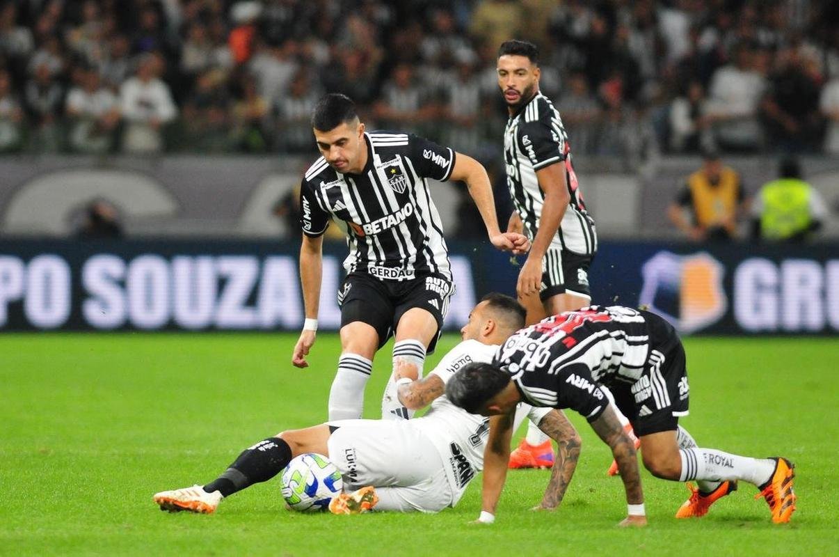 Fotos do jogo entre Atltico-MG e Corinthians