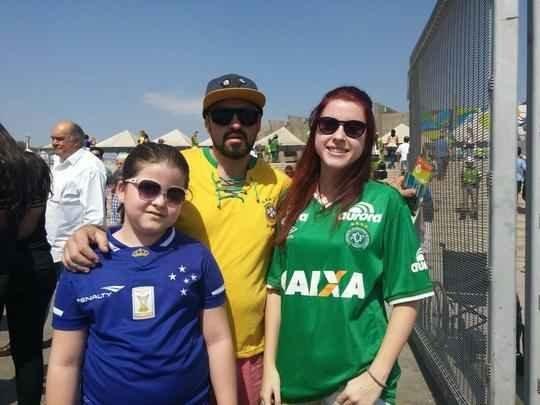 Torcedores de diferentes clubes marcam presença no Mineirão na Rio'16