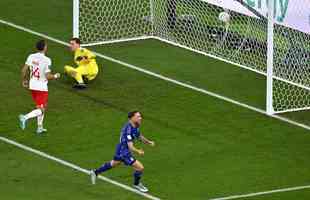Alexis Mac Allister marcou o primeiro gol da Argentina sobre a Polnia no Estdio 974, em duelo pelo Grupo C da Copa do Mundo
