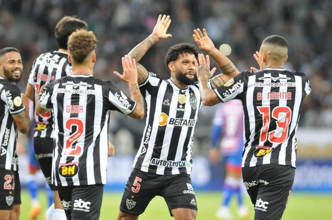 Atltico buscou virada eletrizante sobre o Fortaleza no Mineiro 