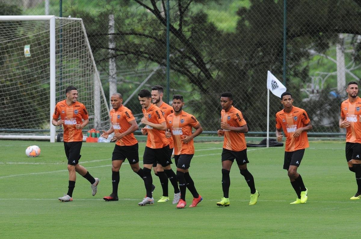 Fotos do Atltico nesta quinta-feira, na Cidade do Galo