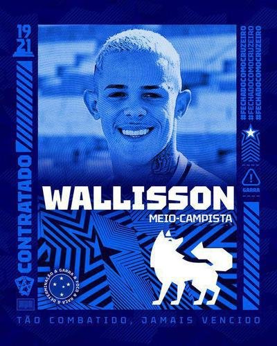Cruzeiro anunciou o volante Wallisson
