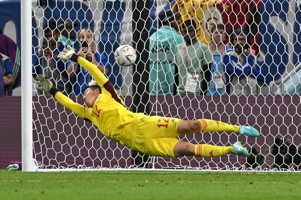 Cobranas de pnaltis no jogo Japo e Crocia, pelas oitavas de final da Copa do Mundo.