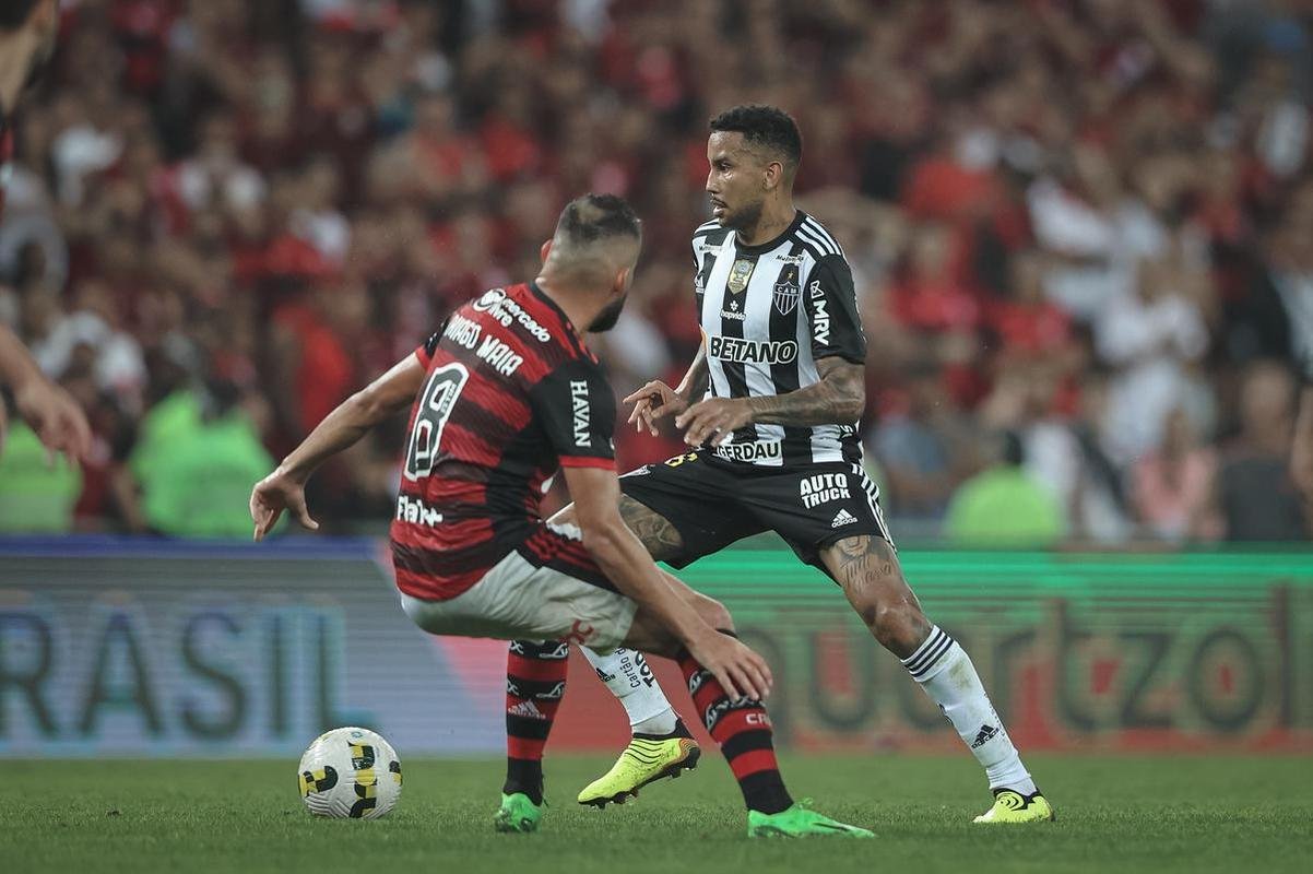 Fotos do jogo de volta das oitavas de final da Copa do Brasil, entre Flamengo e Atltico, no Maracan, no Rio de Janeiro