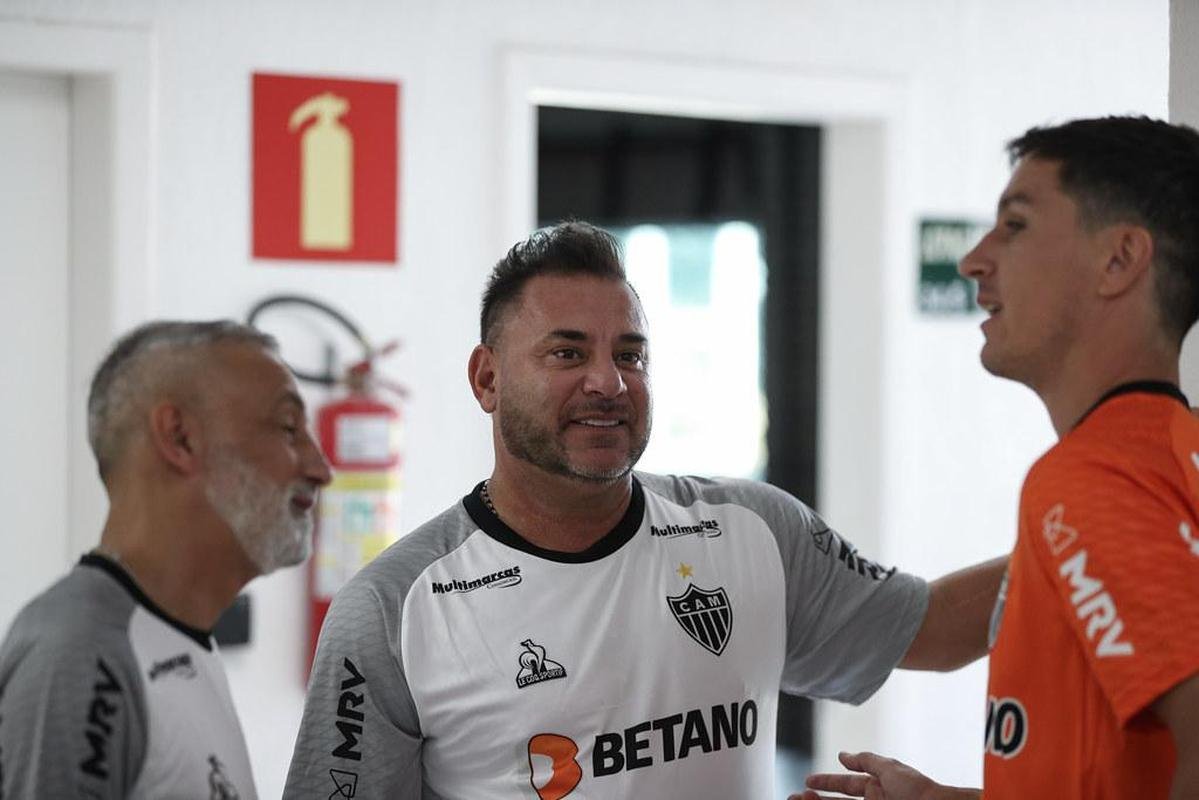 O primeiro dia da pr-temporada do Atltico