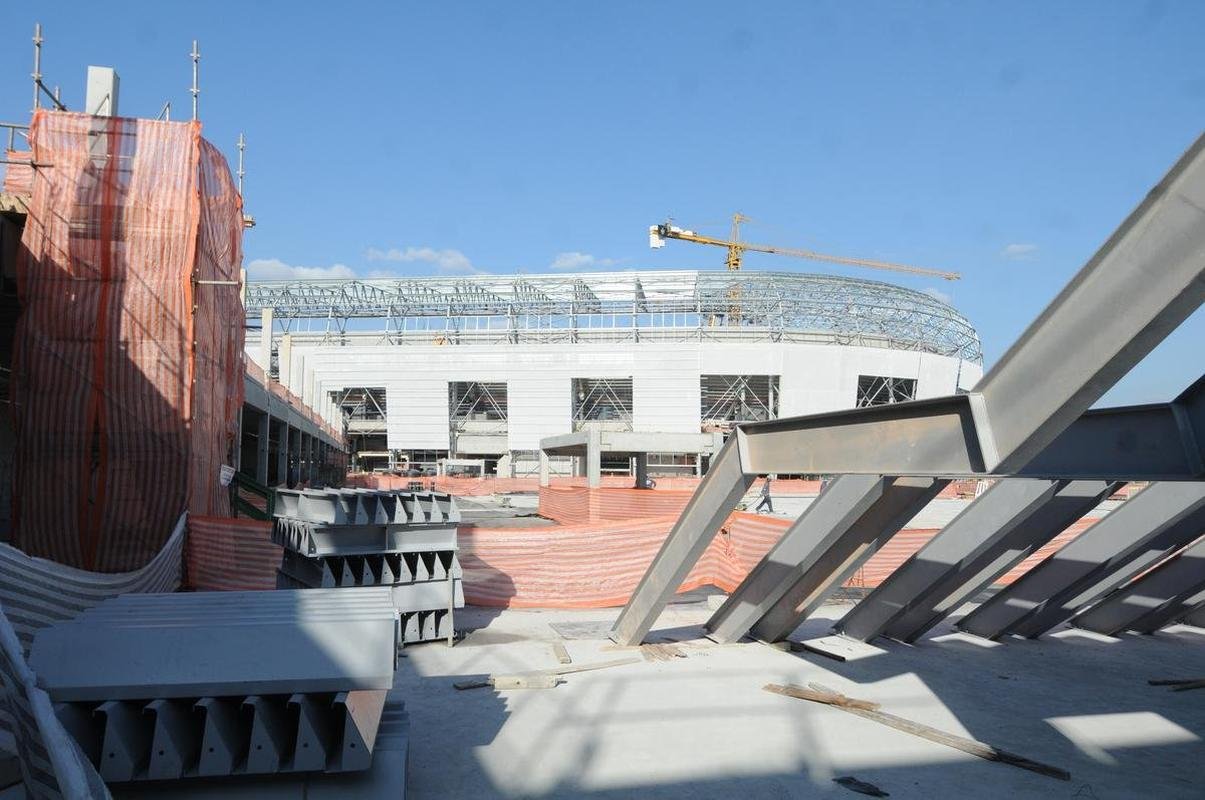 Futuro estdio do Galo, Arena MRV est com 60% das obras concludas