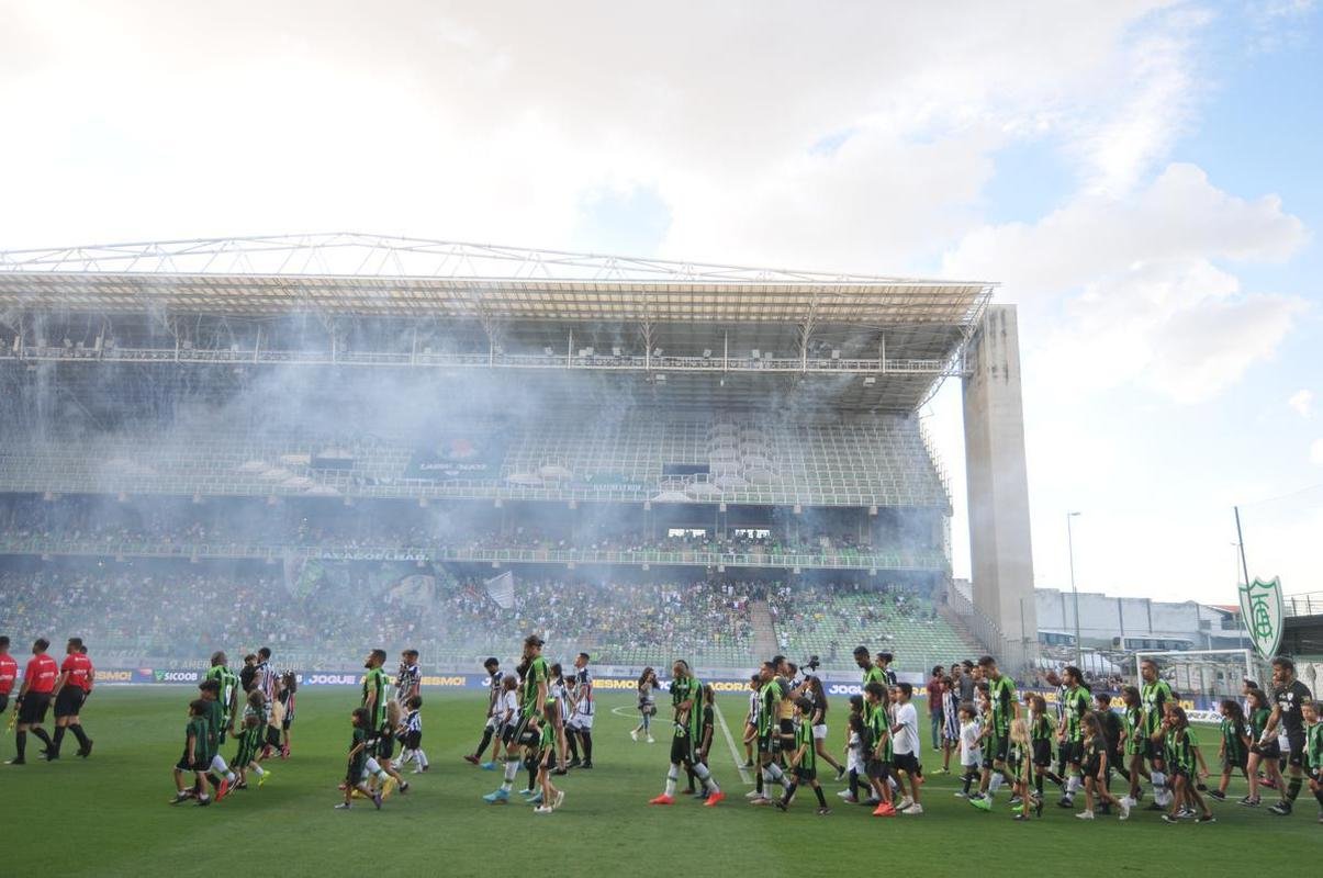 Amrica x Atltico: fotos do jogo de ida da final do Campeonato Mineiro, neste sbado (1/4), no Independncia