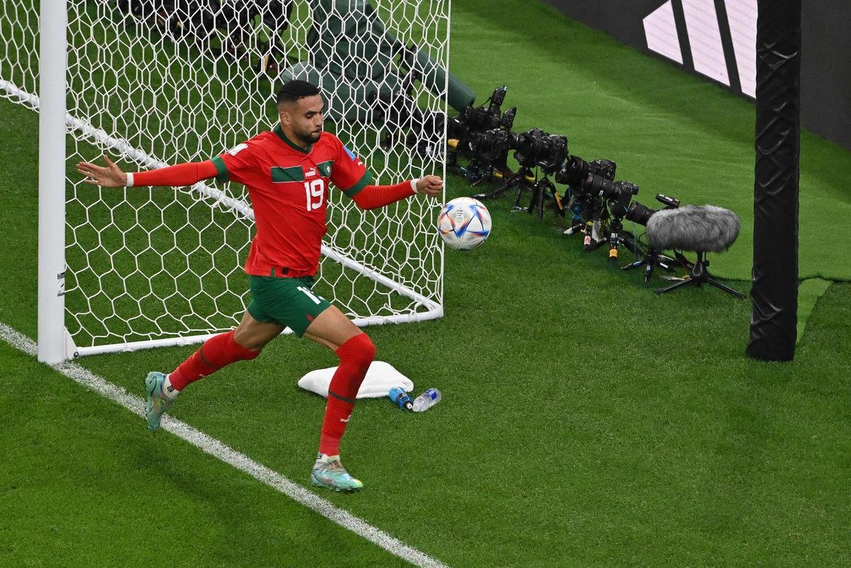 Fotos do jogo entre Marrocos e Portugal no Estdio Al-Thumama, no Catar, pela Copa do Mundo de 2022