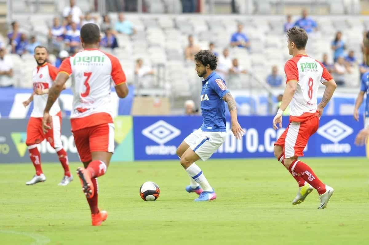 Imagens do jogo entre Cruzeiro e Tricordiano, pelo Campeonato Mineiro, no Mineiro