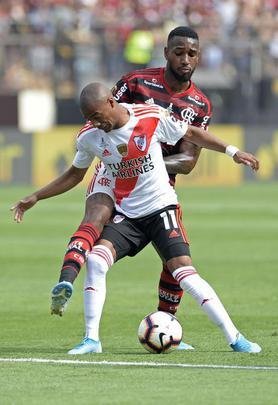 Fotos do jogo entre Flamengo e River Plate