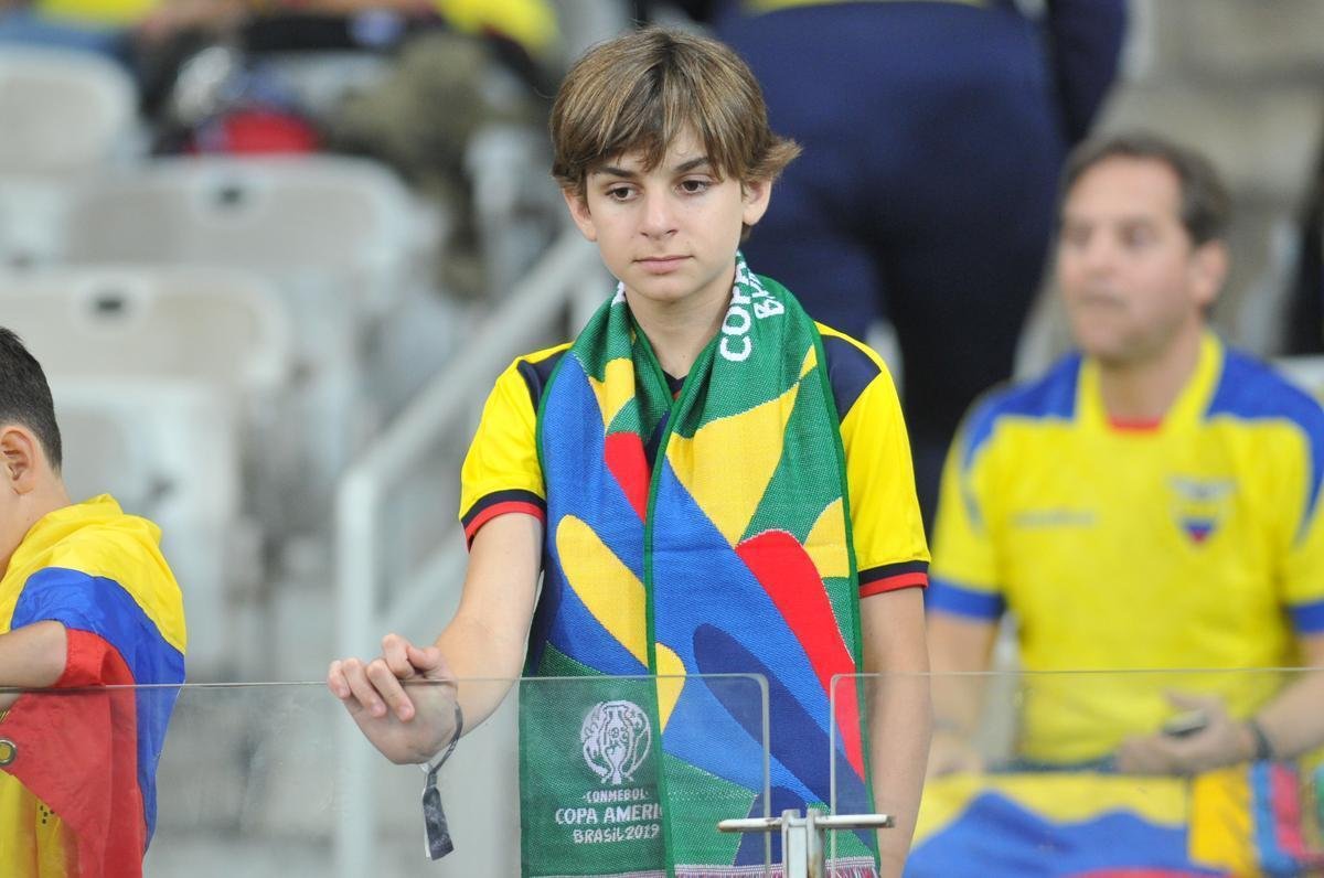 Mineiro recebeu pblico pequeno para duelo entre Equador e Japo nesta segunda-feira. Ainda assim, estrangeiros marcaram presena e tentaram levar incentivo aos jogadores em Belo Horizonte