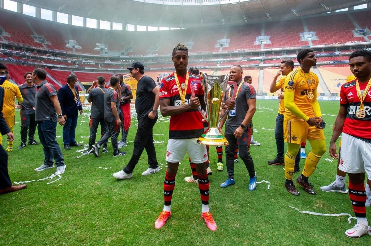 Bruno Henrique, do Flamengo - jogou pelo Uberlndia