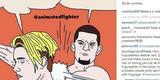 Nate Diaz no perdeu a oportunidade de rebater o popstar com uma imagem inspirada em meme de Batman e Robin: 'Bieber  um hater'