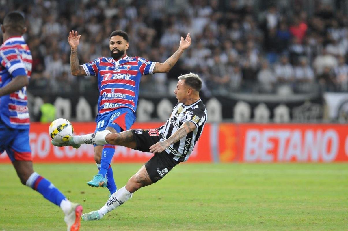 Atltico buscou virada eletrizante sobre o Fortaleza no Mineiro 