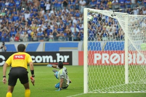Fotos do jogo entre Cruzeiro e So Paulo
