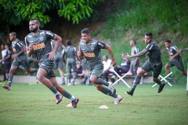 Na Cidade do Galo, Atlético fechou preparação visando ao jogo contra o Cerro Porteño