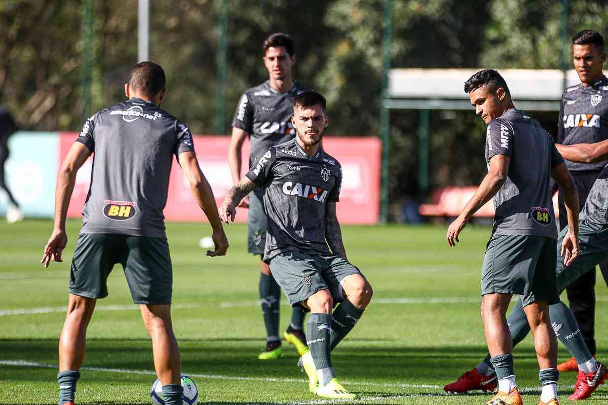 Com Nathan em campo, Galo iniciou preparao para enfrentar o Bahia, na segunda, s 20h, pela 16 rodada do Brasileiro