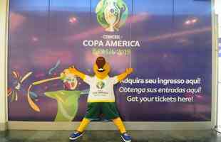 Zizito conheceu Belo Horizonte, cidade que sediar cinco jogos da Copa Amrica