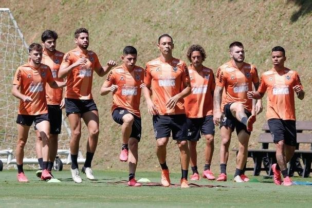 Fotos do último treino do Atlético antes da estreia de Sampaoli