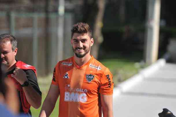 Goleiro Rafael, ex-Cruzeiro, foi apresentado como reforo do Atltico na Cidade do Galo. 