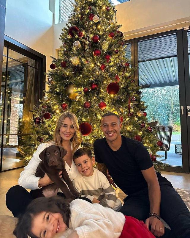 Thiago Alcntara e famlia