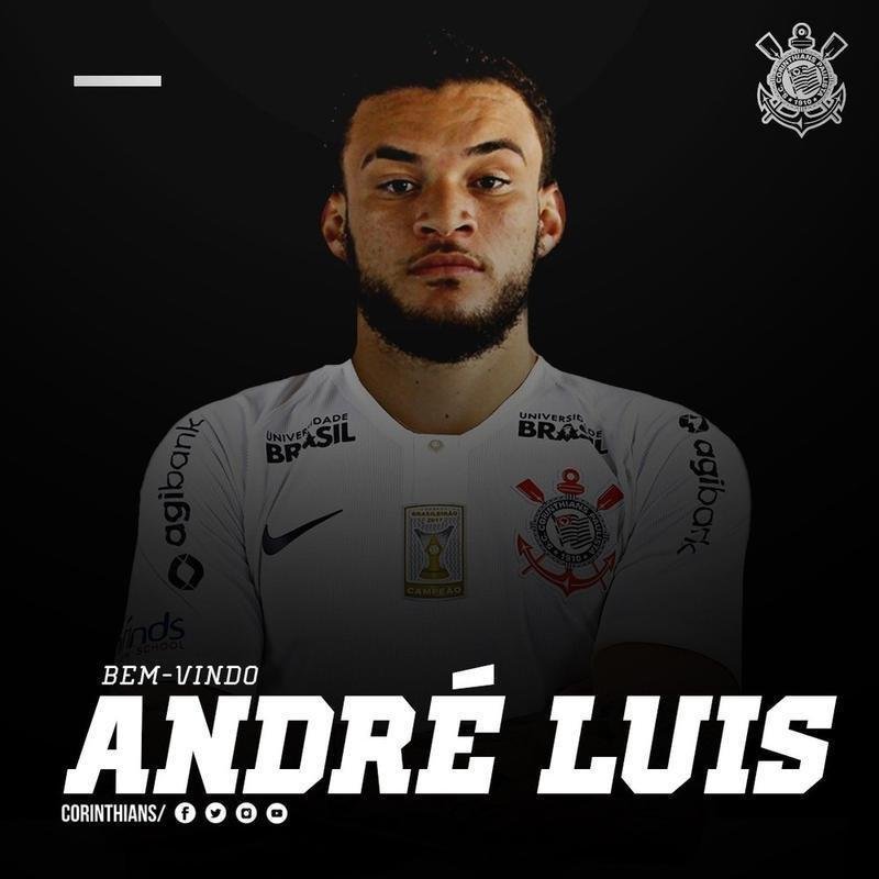 O atacante Andr Lus, que estava na Ponte Preta, foi contratado pelo Corinthians. Ele acertou com o clube at 2022.