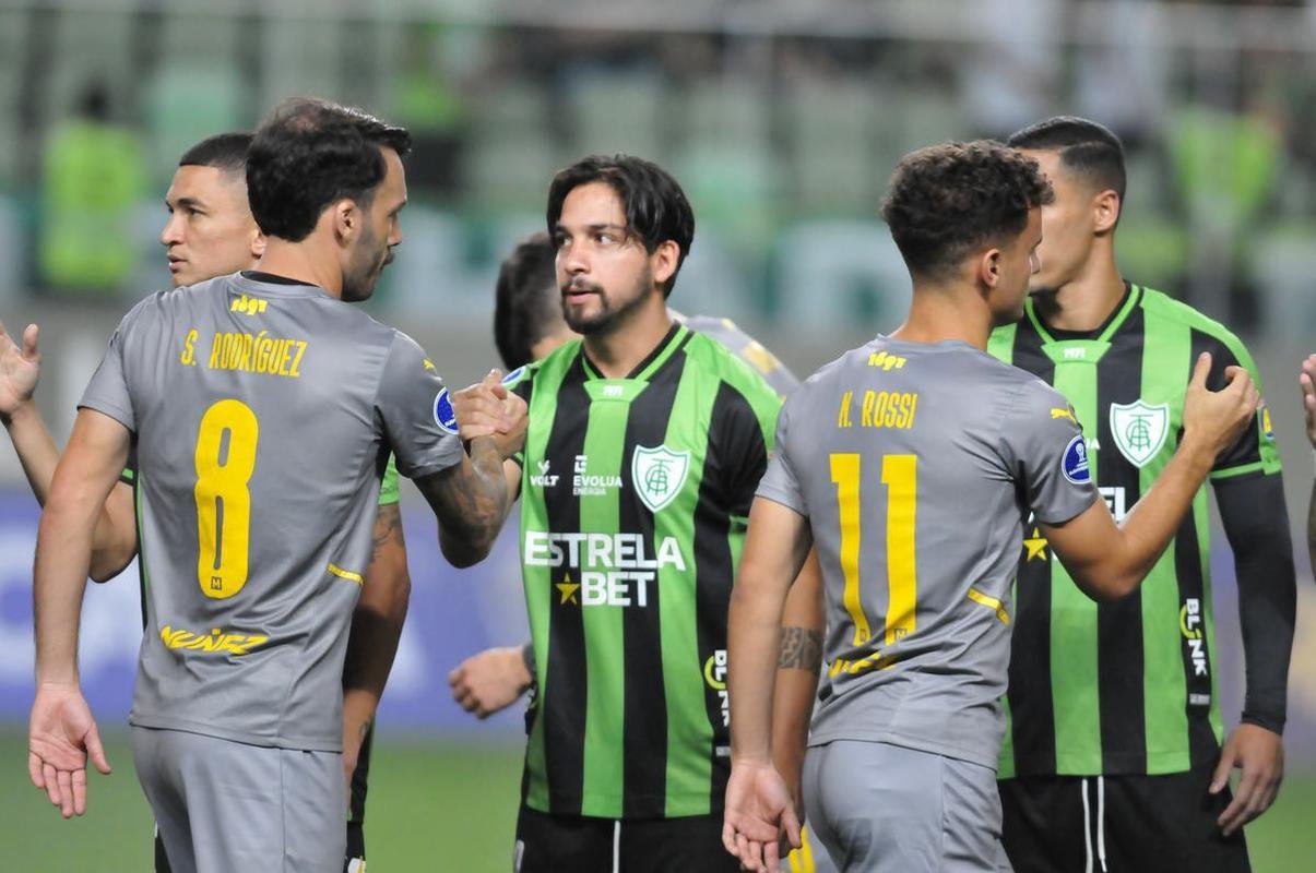 Fotos de Amrica x Pearol pela Sul-Americana, no Independncia