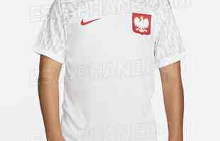 A provvel camisa I da Polnia para Copa do Mundo foi desenvolvida pela Nike e divulgada de forma antecipada pelo portal Esvaphane
