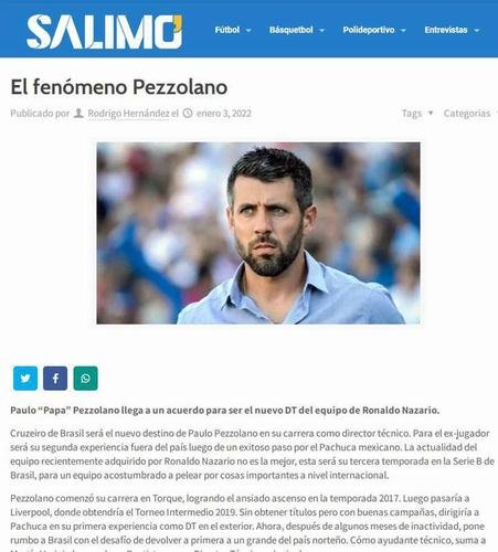 Salimo: 'O fenômeno Pezzolano'