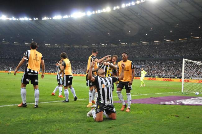 Fotos do jogo de ida das quartas de final da Copa Libertadores, entre Atltico e Palmeiras, no Mineiro