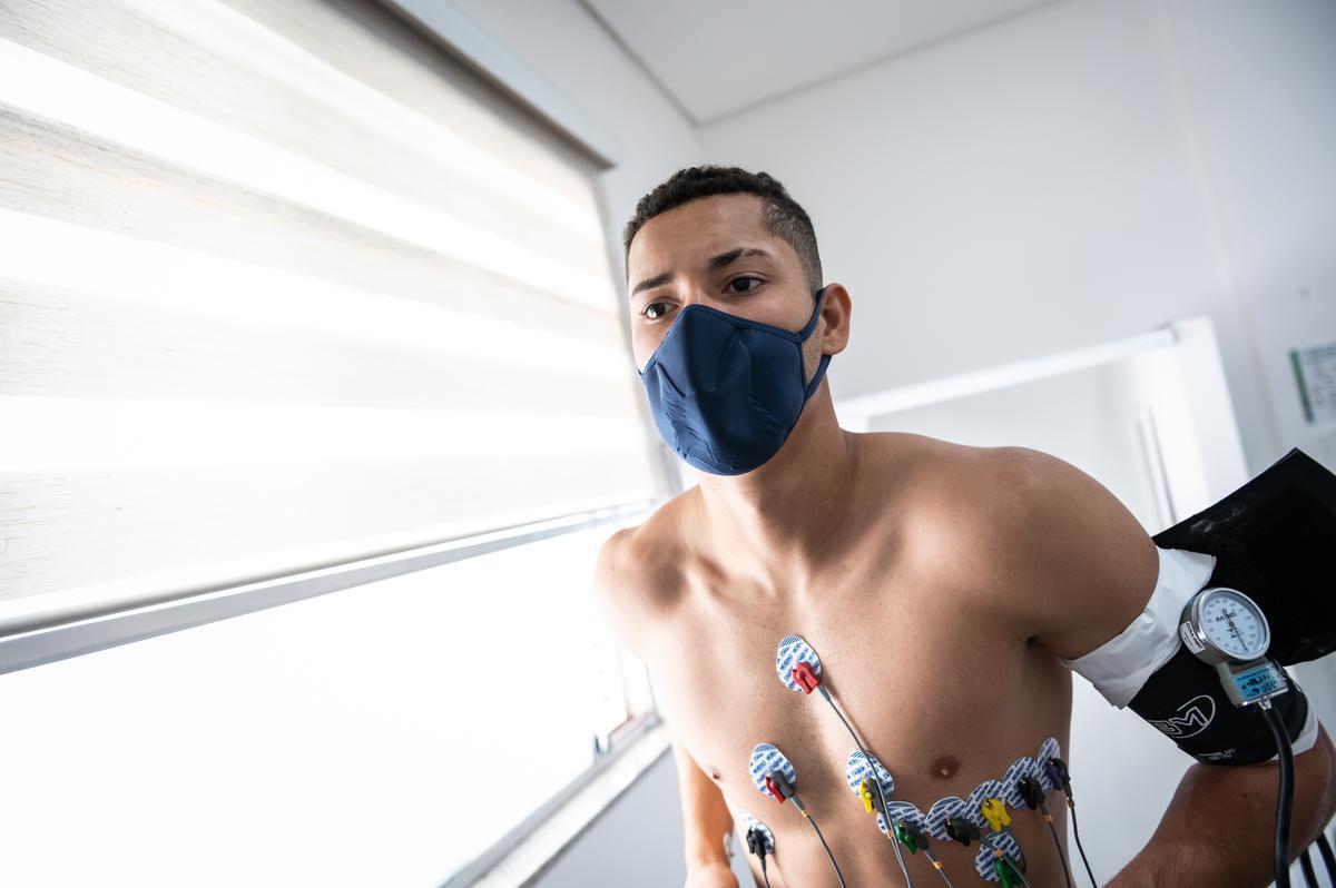 Jogadores do Cruzeiro passaram por exames de pré-temporada nesta quarta (27/01)