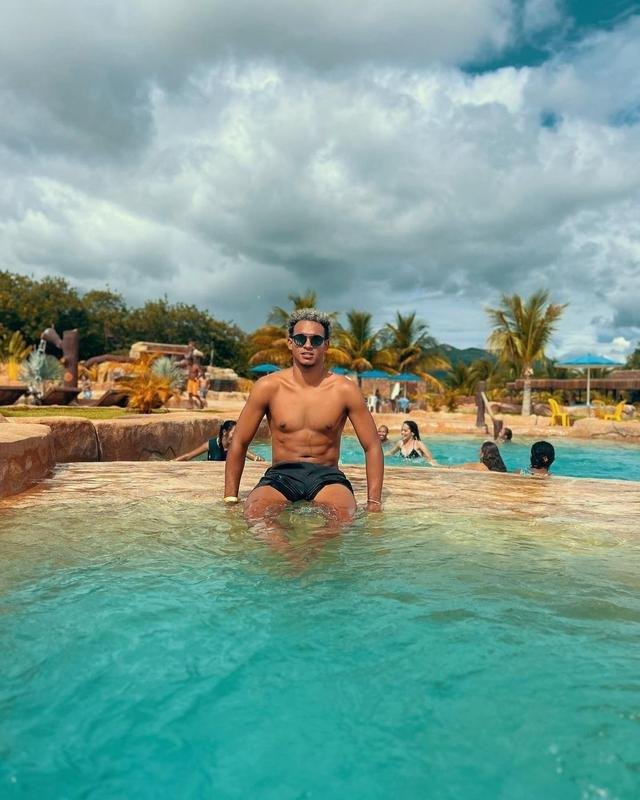 Neto em parque aqutico no Rio Grande do Norte