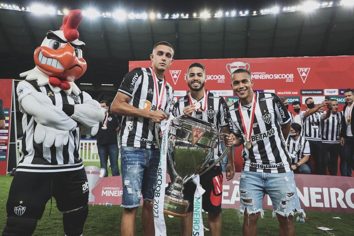 Fotos da festa do Atltico no Mineiro com a conquista do bicampeonato mineiro