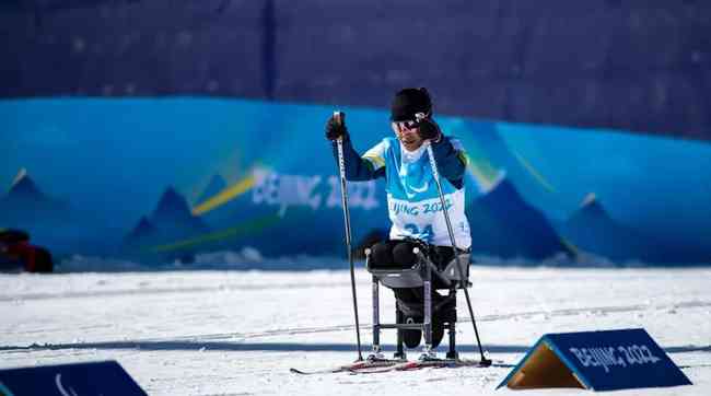 Paranaense Aline Rocha foi a única representante do país no esqui cross-country 