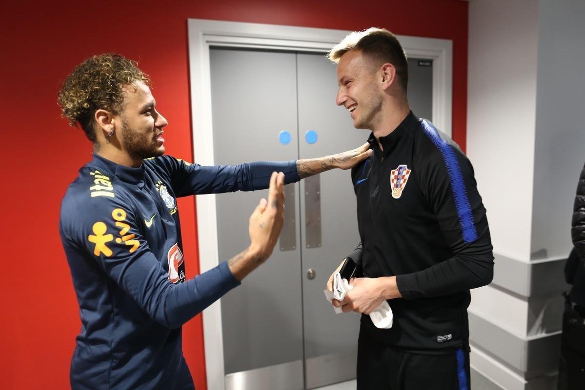 Veja imagens do último treino do Brasil antes do amistoso contra a Croácia