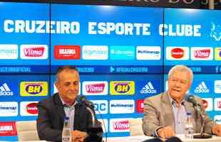 Novo diretor de futebol do Cruzeiro, Ocimar Bolicenho foi apresentado pelo presidente Jos Dalai Rocha