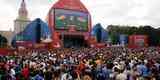 A Fifa Fan Fest de Moscou tambm recebeu um grande nmero de torcedores