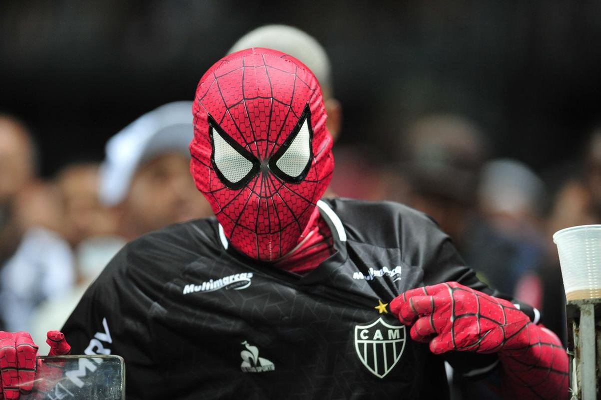 Fotos da torcida do Atltico, no Mineiro, durante a partida de ida das oitavas de final da Copa do Brasil, contra o Flamengo (22/6/2022)