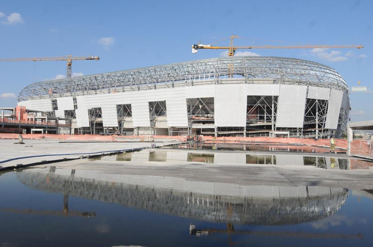 Futuro estdio do Galo, Arena MRV est com 60% das obras concludas