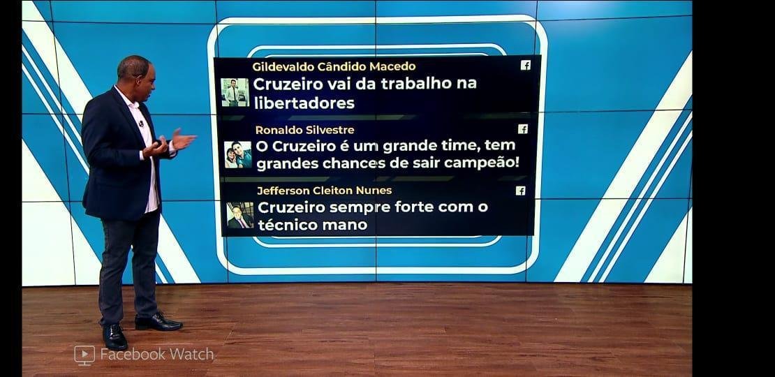 Transmisso pelo Facebook teve todas as caractersticas de uma partida de futebol vista pela TV