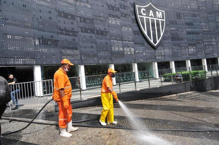 Fotos de Belo Horizonte nesta sexta-feira (03/12), após a comemoração do bicampeonato brasileiro do Atlético.
