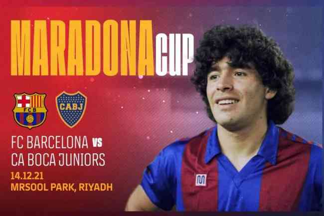 Jogo festivo de Barcelona e Boca Juniors em homenagem ao Maradona acontecerá no dia 14 de dezembro de 2021